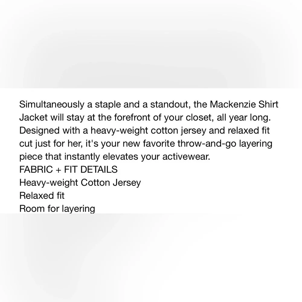 Vuori Makenzie Shirt Jacket - Picture 7 of 8